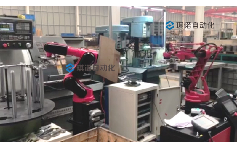 數(shù)控車床自動上料機(jī)械手_CNC關(guān)節(jié)機(jī)器人上下料